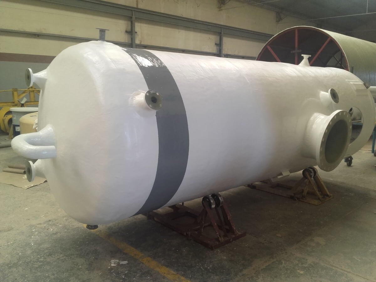 Tanque de PRFV para solución de sal