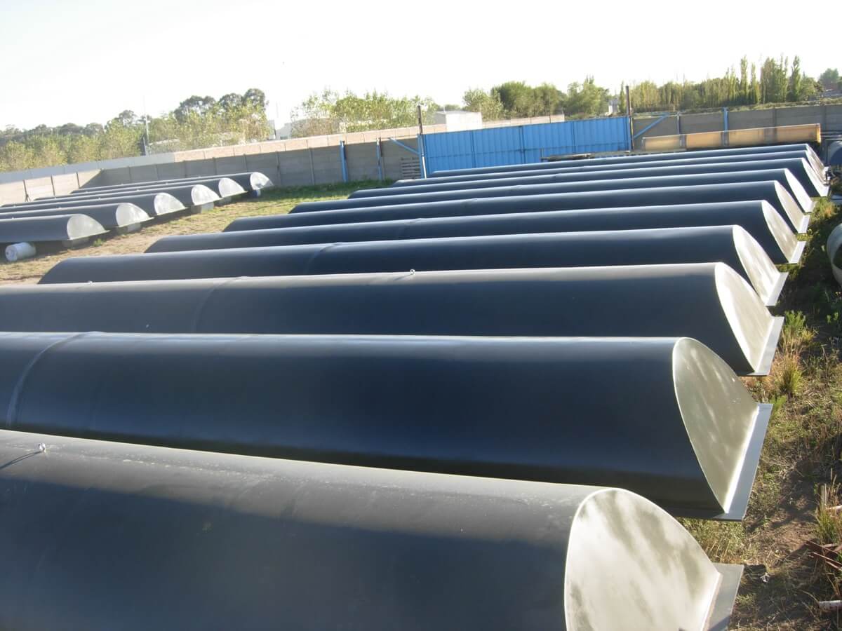 Cubiertas para piletas de efluentes