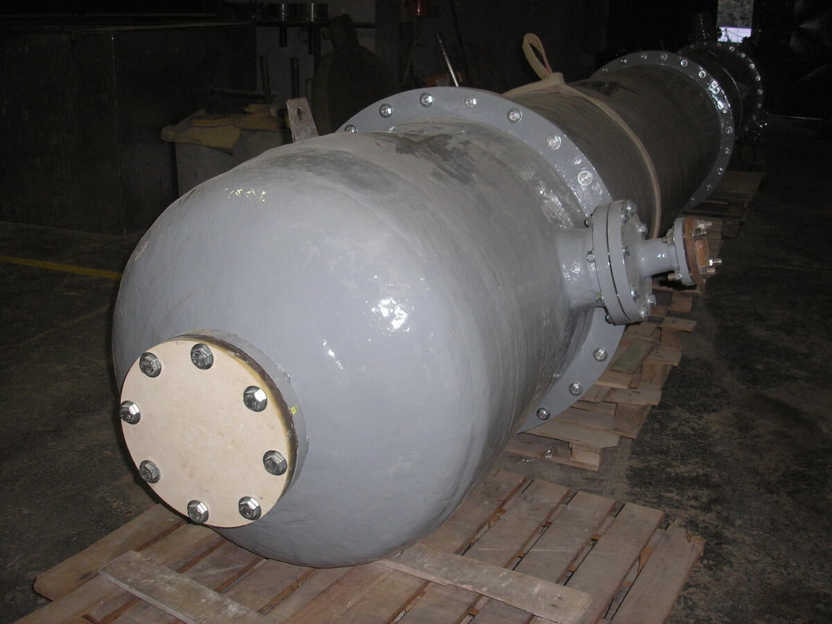 Columna lavadora de gases en planta TDI