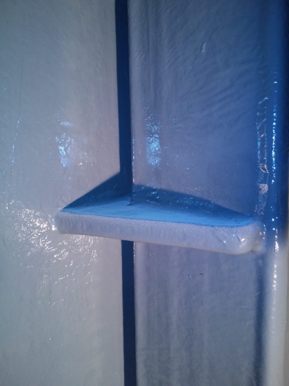 Revestimiento interno PRFV sobre cristalizadores A, B y C, de acero al carbono, Ø3500mm